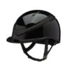 Charles Owen Halo Gloss Helmet -Equestrian Clothing Store halo helmet gloss black charles owen 24371.1660692439
