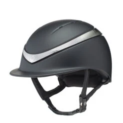 Charles Owen Halo MIPS Helmet 7 Charles Owen Halo MIPS Helmet -Equestrian Clothing Store halo mips matte helmet black platinum front charles owen 96622.1661298865