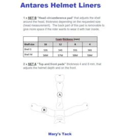 Antares Galaxy Helmet 11 Antares Galaxy Helmet -Equestrian Clothing Store helmet liner set info antares 26207.1644355030