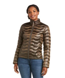 Ariat Ideal 3.0 Down Jacket -Equestrian Clothing Store ideal 3.0 down jacket banyan bark front 10037647 ariat 40901.1633544999