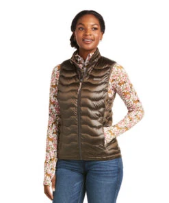 Ariat Ideal 3.0 Down Vest -Equestrian Clothing Store ideal 3.0 down vest banyan bark front 10037648 ariat 93689.1639703758
