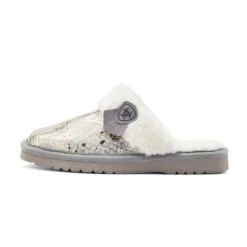 Ariat Jackie Square Toe Slipper Metallic Snake -Equestrian Clothing Store jackie sq toe exotic slipper mt.snake side 10043039 ariat 50536.1667606530