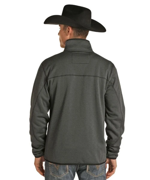 Men's Powder River Jacquard Fleece Pullover 5 Men's Powder River Jacquard Fleece Pullover - Image 3