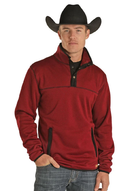 Men's Powder River Jacquard Fleece Pullover 4 Men's Powder River Jacquard Fleece Pullover - Image 2