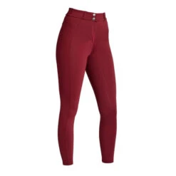 Kingsland Kaya Tec6 Breeches Full Grip -Equestrian Clothing Store kaya tec6 breeches fg burgundy front 2220243468 kingsland 21993.1657308796