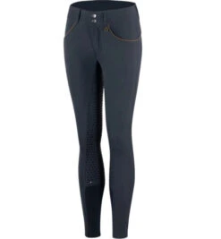 Horze Kids Aubrey Breeches Full Grip -Equestrian Clothing Store kids aubrey breeches FS dark navy front 36084 VDB horze 47097.1653250441