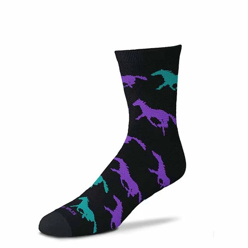 Kids Horse Prints Crew Socks 7 Kids Horse Prints Crew Socks - Image 5