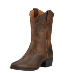 Kids Ariat Heritage Western Boot -Equestrian Clothing Store kids heritage western boot 3 4 10001825 ariat 87491.1679931745