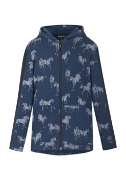 Kids Kerrits Horse Sense Fleece Hoodie -Equestrian Clothing Store kids horse sense hoodie adm.hors front 60277 PRINT kerrits 03867.1663453996