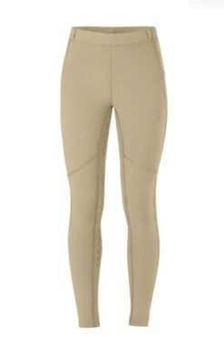 Kids Kerrits Ice Fil Tights Full Seat -Equestrian Clothing Store kids icefil tech tight tan front 60524 kerrits 61513.1676672407