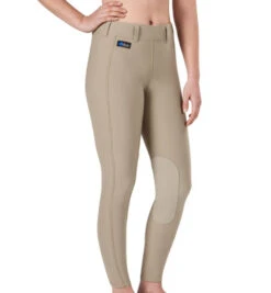 Irideon Kids Issential Riding Tights -Equestrian Clothing Store kids issential tight kp tan 30 3100 GH irideon 80325.1655837066
