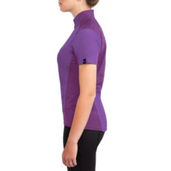 Irideon Kids Luna CoolStretch Shirt Short Sleeve -Equestrian Clothing Store kids luna cool stretch ss purple hibiscus side 30 7008 PH toklat 67142.1655840087