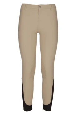 Girls Cavalleria Toscana Super Grip Tech Breeches -Equestrian Clothing Store kids super grip tech breech showtan front PBOA02 JE010 1003 cavalleria 57199.1578076737