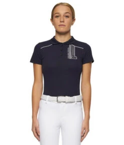 Kids Cavalleria Toscana Team Raceway Polo 14 Kids Cavalleria Toscana Team Raceway Polo -Equestrian Clothing Store kids team raceway polo navy front POA081 CT 44480.1660262544