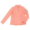Irideon Kids Thermaluxe Quarter Zip Top -Equestrian Clothing Store kids thermaluxe top salmon 30 7112 SLM irideon 76286.1666388203