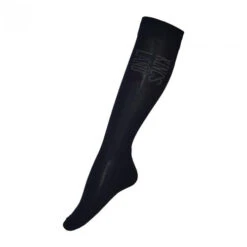 Kingsland KL Mika Unisex Coolmax Knee Socks -Equestrian Clothing Store klmika unisex coolmax knee sock black 213 SO 958 kingsland 96299.1630181032