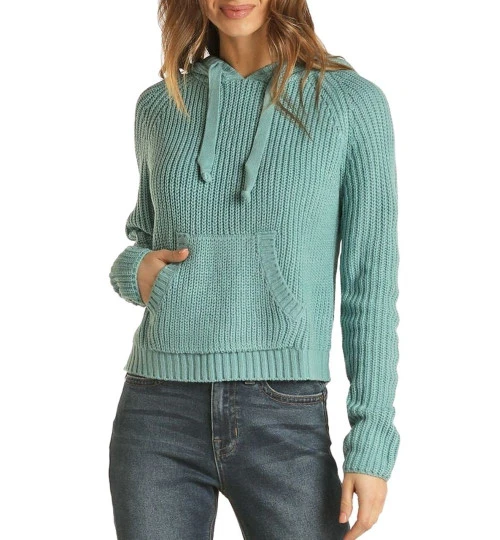 Rock & Roll Knit Hooded Sweater 3 Rock & Roll Knit Hooded Sweater