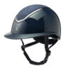 Charles Owen Kylo EQx Helmet Sparkly Wide Peak -Equestrian Clothing Store kylo egx sparkly wide peak helmet navy side CO 92785.1687282721