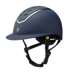 Charles Owen Kylo EQx Wide Peak MIPS -Equestrian Clothing Store kylo eqx helmet wide navy MIPS side CO 11207.1687284946