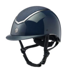 Charles Owen Kylo EQx Helmet Sparkly 11 Charles Owen Kylo EQx Helmet Sparkly -Equestrian Clothing Store kylo eqx sparkly standard navy side CO 56473.1687281445