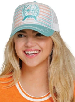 Cinch Ladies Trucker Caps -Equestrian Clothing Store lds cinch trucker cap turquoise MHC7874030 miller 83275.1656012975