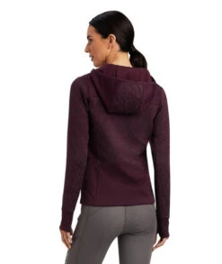 Ariat Lumina Full Zip Hoodie -Equestrian Clothing Store lumina full zip hoodie mulberry back 10041388 ariat 27578.1661647488
