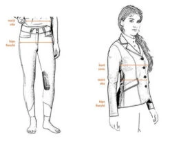 For Horses Adelia Pull On Knee Grip Breeches 14 For Horses Adelia Pull On Knee Grip Breeches -Equestrian Clothing Store measure guide women for horses 43342.1568068002