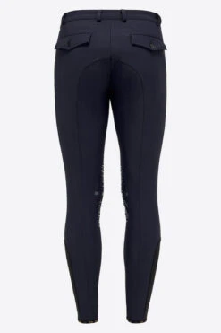 Men's RG Breeches Knee Grip 13 Men's RG Breeches Knee Grip -Equestrian Clothing Store men breech knee grip navy back BRM004 JS004 7901 RG 88301.1669869884