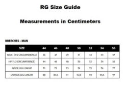 Men's RG Breeches Knee Grip 11 Men's RG Breeches Knee Grip -Equestrian Clothing Store men breech size guide rg 38311.1669872398