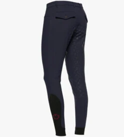 Men's Cavalleria Toscana Dressage Breeches Full Grip 9 Men's Cavalleria Toscana Dressage Breeches Full Grip -Equestrian Clothing Store mens fg breeches smoky blue back PAU054 JE010 7E00 ct 01088.1661022370