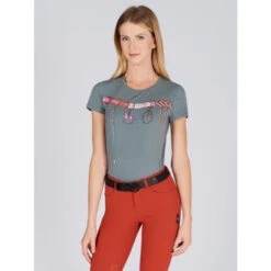 Vestrum Mondello Tee 10 Vestrum Mondello Tee -Equestrian Clothing Store mondello ss tee grey pink vestrum 10519.1680912815