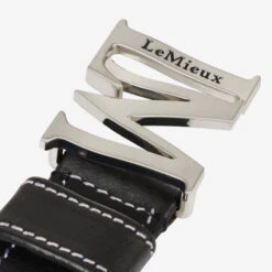 LeMieux Monogram Belt -Equestrian Clothing Store monogram belt black detail IT03144002 lemieux 56432.1679788664
