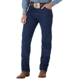 Men's Wrangler Cowboy Cut Original Fit Jeans -Equestrian Clothing Store original fit cowboy cut indigo front 13MWZPW wrangler 33861.1658437450