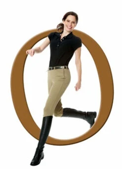 Ovation Euroweave Side Zip Breeches For Girls -Equestrian Clothing Store ovation euroweave side zip breech for girls 1 64135 08852.1527306632