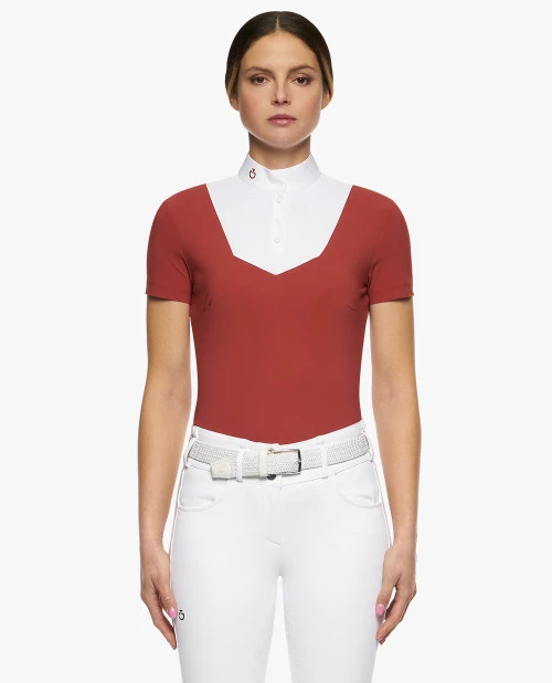 Cavalleria Toscana Pentagon Bib Show Polo Short Sleeve 4 Cavalleria Toscana Pentagon Bib Show Polo Short Sleeve - Image 2