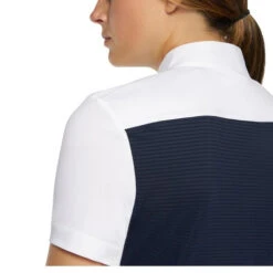 Cavalleria Toscana Seersucker Poplin Bib Shirt Short Sleeve 9 Cavalleria Toscana Seersucker Poplin Bib Shirt Short Sleeve -Equestrian Clothing Store poplin bib compete ss royal blue back detail CAD206 JE146 Q790 cavalleria toscana 89526.1663986018