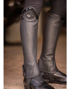 PÉNÉLOPE Pénélope Prisca Half Chaps -Equestrian Clothing Store prisca half chaps black side penelope 88861.1691198856