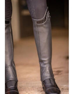 PÉNÉLOPE Pénélope Prisca Half Chaps -Equestrian Clothing Store prisca half chaps black front penelope 43555.1691198743