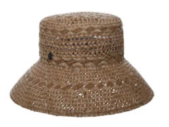 Biltmore Sweet Creature Raffia Bucket Hat -Equestrian Clothing Store raffia bucket hat natural right front BVC102 NATURAL biltmore 50696.1691343374