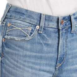 Ariat REAL High Rise Felicity Bootcut Jean -Equestrian Clothing Store real hi rise bc felicity colorado front detail 10041114 ariat 61811.1662679768