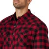 Men's Wrangler Retro Red Buffalo Plaid Shirt -Equestrian Clothing Store retro buffalo plaid ls red detail 112318785 wrangler 80695.1663012407