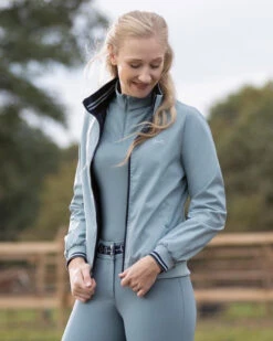 HKM Reverse Blouson Jacket 10 HKM Reverse Blouson Jacket -Equestrian Clothing Store reverse blouson jacket dark blue sage rider 13135 6955 hkm 15731.1651779807