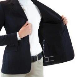 RJ Classics Nora Coat -Equestrian Clothing Store rj classics nora coat navy inside 98794.1557355075