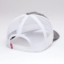 Kimes Ranch Roped LP Trucker Hat -Equestrian Clothing Store roped lp trucker hat grey back 842606179175 kimes 85372.1684194345