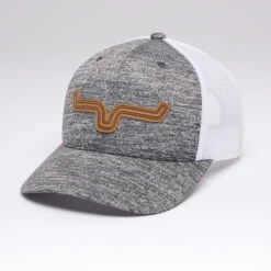 Kimes Ranch Roped LP Trucker Hat -Equestrian Clothing Store roped lp trucker hat grey hero 842606179175 kimes 24104.1684194329