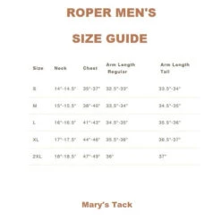 Men's Roper Tech Softshell Jacket -Equestrian Clothing Store roper mens size guide 71452.1666892661