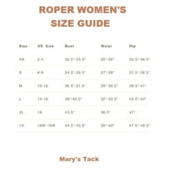 Ladies Roper Tech Softshell Jacket -Equestrian Clothing Store roper womens size guide 53244.1666834764