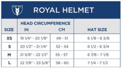 Tipperary Royal Equestrian Helmet -Equestrian Clothing Store royal helmet size chart 9500 tipperary 95208.1574814542