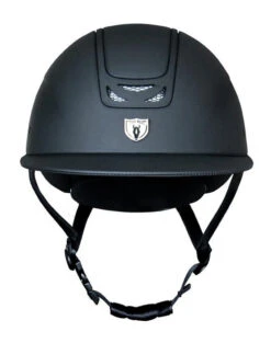 Tipperary Royal Wide Brim Equestrian Helmet -Equestrian Clothing Store royal wide brim helmet black front 9500W tipperary 96067.1574815598
