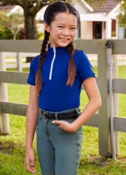 Girls RJ Classics Sasha Jr 37.5 Training Shirt -Equestrian Clothing Store sasha jr 37.5 training ss bl.sapph rider SAJ547 rj classic 38352.1670957561